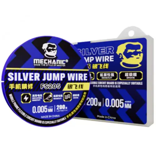 Replacement for MECHANIC FS205 200M/0.005MM SILVER JUMPER WIRE - Quality Phone Parts in Sri Lanka